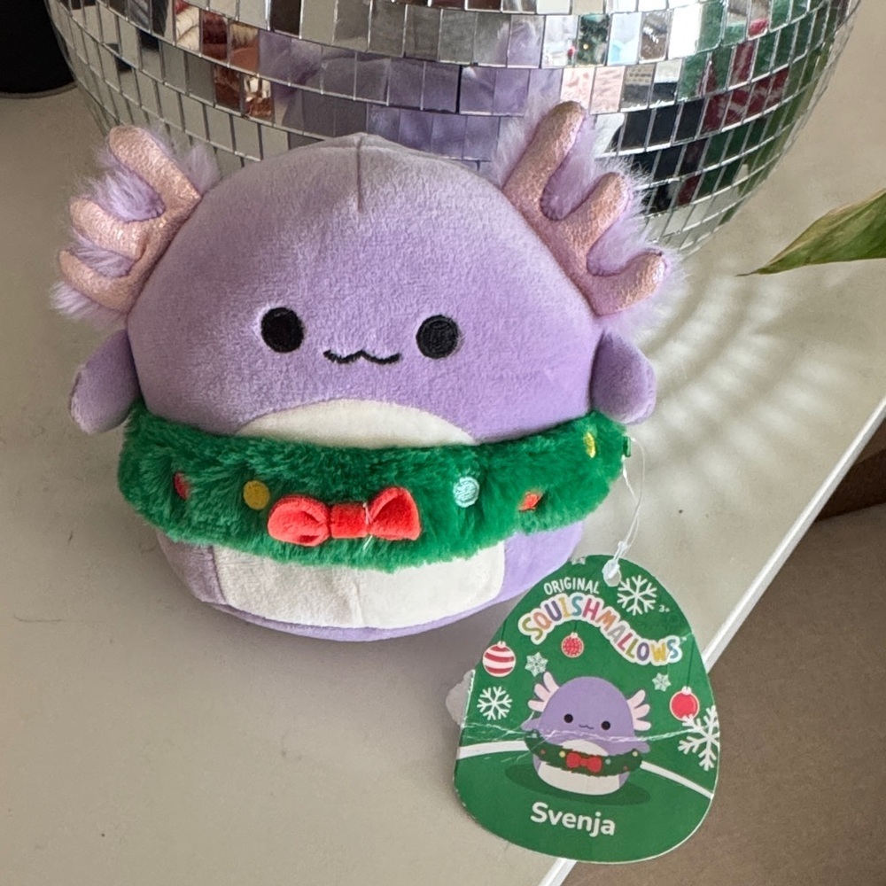 Squishmallows Svenja Lavender with Emerald Details